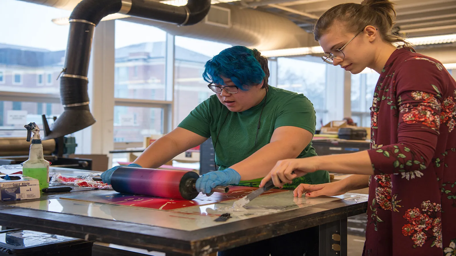 printmaking studio